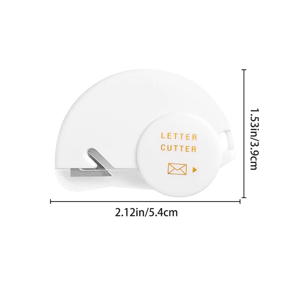 Japanese Mini Shaftless Letter Opener, Safe and Hand Friendly, Portable Unboxing Knife, Grain Opener, Badge Specific