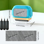A005 Large Roller Privacy Stamp, Identity Theft Protection & Confidentiality Guard, with 3 Refill Inks