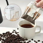 50-200PC Eco Friendly Biodegradable Fast Flow Coffee Filters Disposable Drip Brewing Bags for Home Office Travel Tea and Coffee