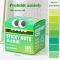 105 Sheets Cartoon Memo Pad Paper Sticky Notes Planner Sticker Paste Kawaii Papeleria Office School Supplies Korean Stationery
