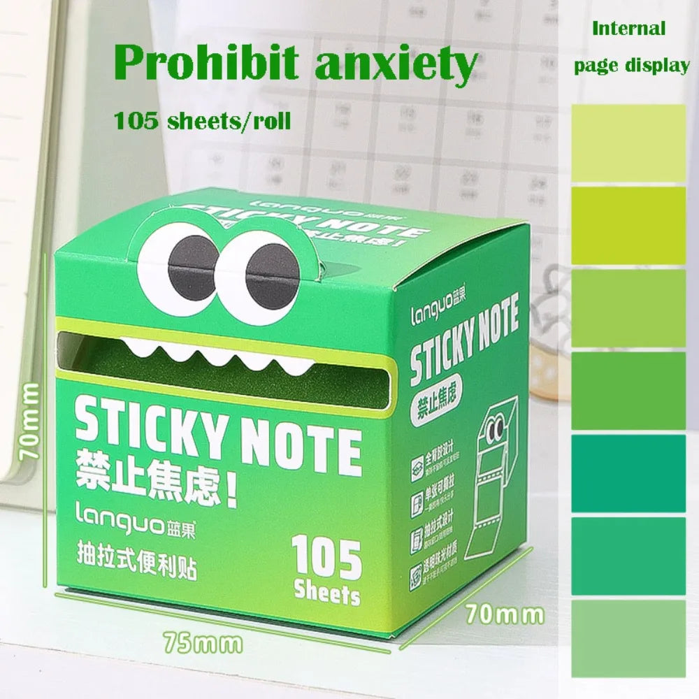 105 Sheets Cartoon Memo Pad Paper Sticky Notes Planner Sticker Paste Kawaii Papeleria Office School Supplies Korean Stationery