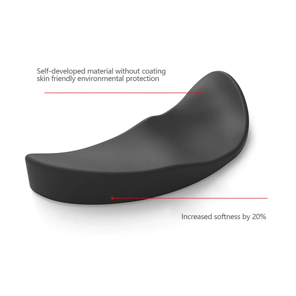 Left/Right Hand Ergonomic Mouse Pad Wrist Pad Silicon Gel Non-slip Streamline Wrist Rest Support Mat For Office Gaming PC
