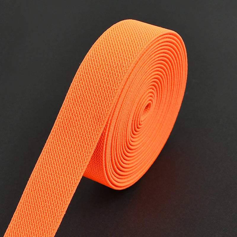 3/5M Meetee 20-50mm Elastic Bands for Trouser Waist Rubber Band Stretch Webbing Tape Belt DIY Underwear Clothes Sewing Accessory