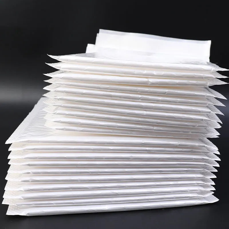 20/10Pcs Shipping Bags White Foam Envelope Bubble Mailers Wholesale with Different Specifications Send Packaging Soft Envelope