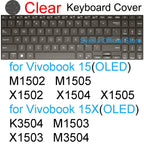 Keyboard Cover for ASUS Vivobook 15 Pro 15X OLED GO S S15 N6506 S5507 S5506 M5506 X1505 M1505 K3504 Silicone Protector Skin Case