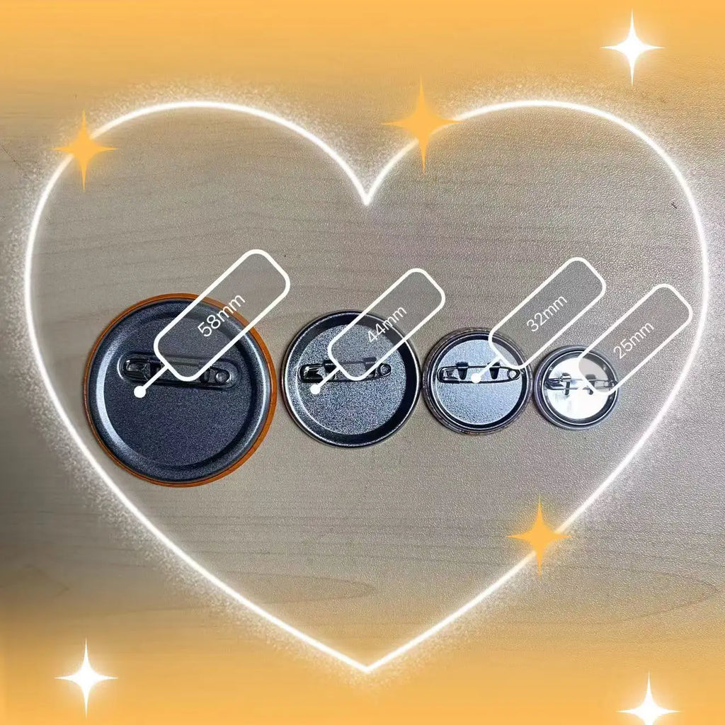 1Pcs Custom Button Pins Custom Button Badges Personalized Photo Logo Tinplate Round Brooch Multiple sizes DIY Accessory Gift
