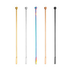 Stainless Steel Coffee Stir Stick Juice Rio Cocktail Drink Stirring Mixer Sticks Wedding Party Bar Muddler Champagne Stirrer