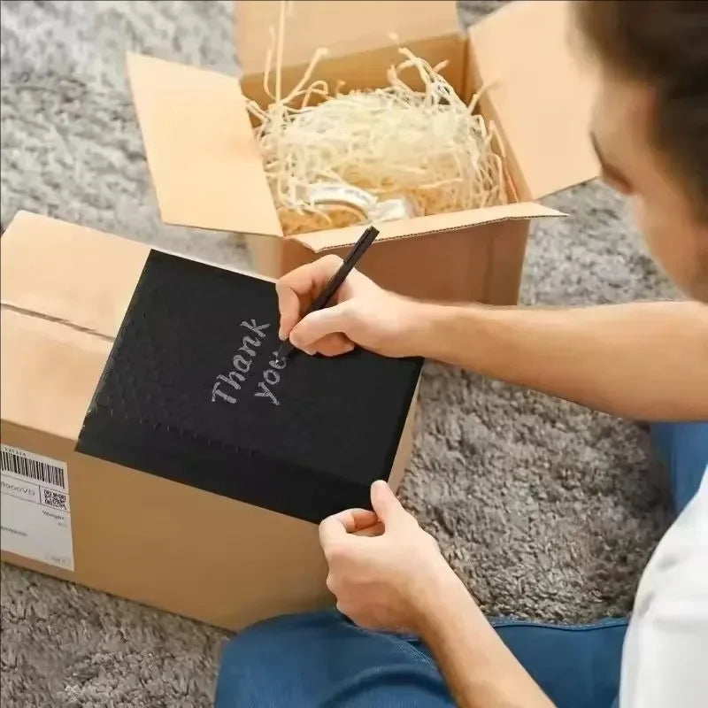 10-50Pack Kraft Bubble Mailers Self-Sealing Paper Envelopes Waterproof Cushioned Padded Foam Shipping Bags for Packaging
