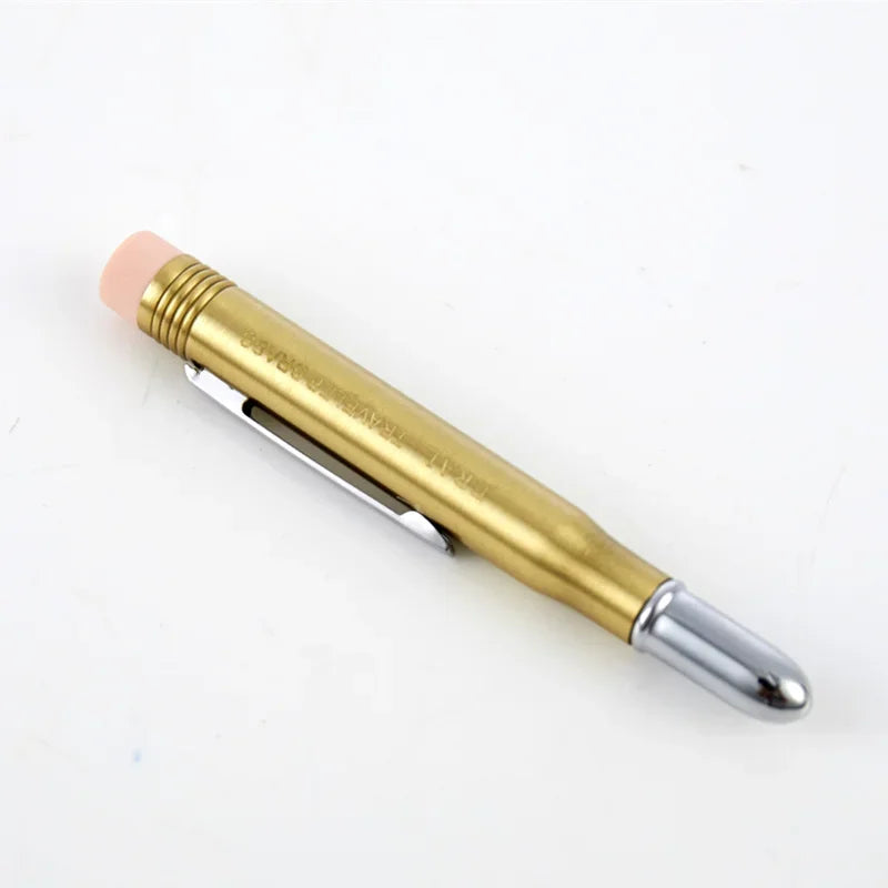 Fromthenon Traveler's Brass Pencil Metal Stationery Beautiful Retro Travel Golden Stationery Series