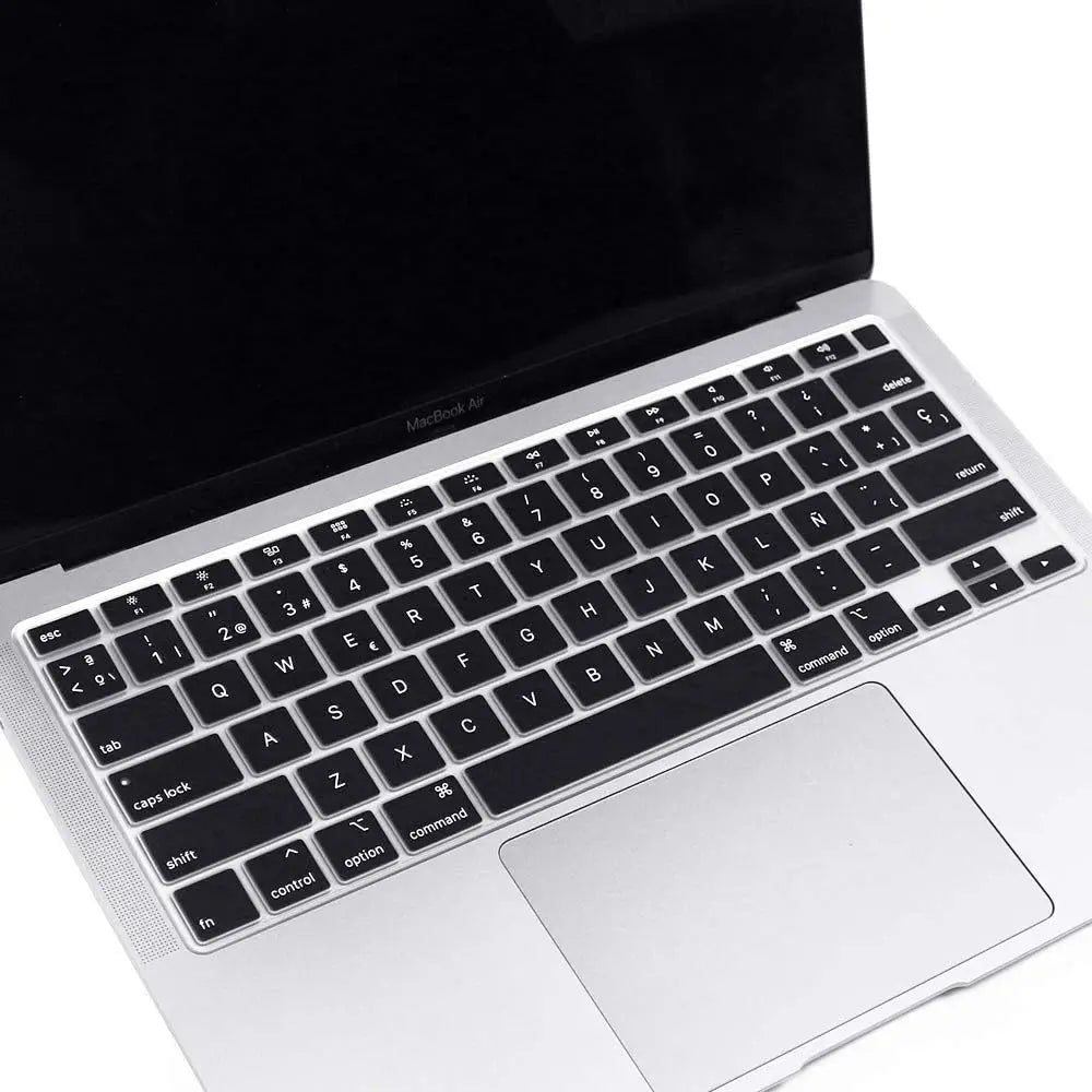 Spanish Keyboard Cover for MacBook Air 13.6 15.3 inch A2681 A2941 A2337 M3 M2 M1 Pro14" 16" A2442 A2779 A2918 A2992 A2485 A2991