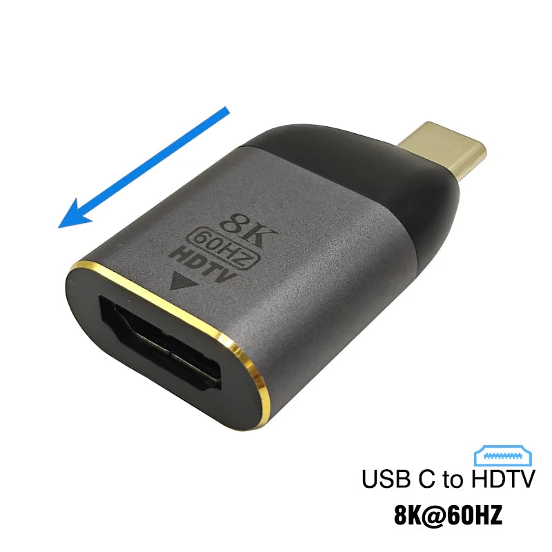USB Type C To HDMI-Compatible 8K USB C to DP DisplayPort miniDP 4K VGA Adapter For Laptop MacBook TV Box PS5 Switch iPad Galaxy