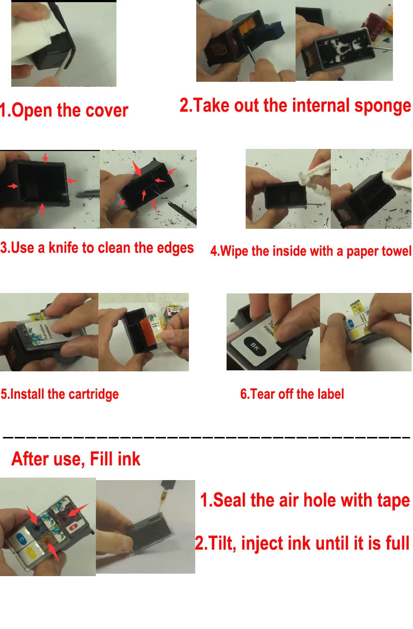 PG540 CL541 Smart Refill Ink Cartridge Ink cartridge Canon 540 for Pixma MG4250 MG3250 MG3255 MG3550 MG4100 MG4150 printer