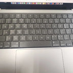 (Us American Style) Frosted Transparent White Mbp Keyboard Sticker Compatible with 13- 16inch MacBook Air/Pro Key Sticker Translucent Film to Prevent Keyboard Oiling