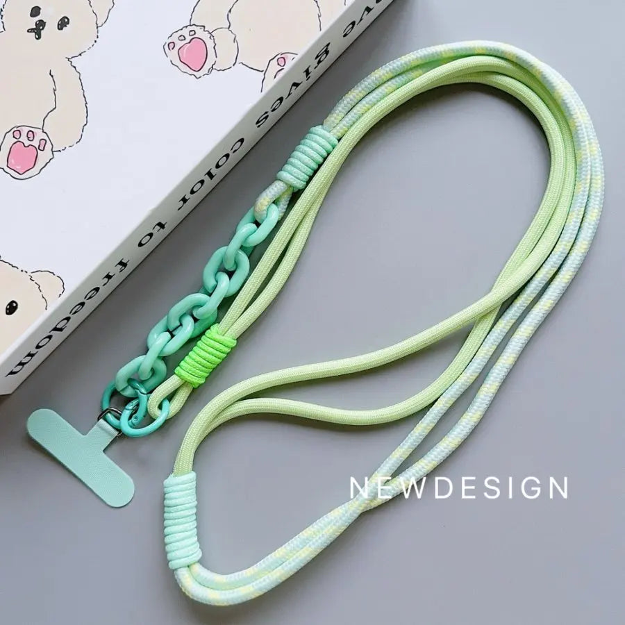 1Pc Long Mobile Phone Strap Portable Crossbody Strap Phone Case Universal With Phone Strap Connection Lanyard ﻿