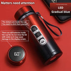 SoftAura Stainless Steel Thermos Bottle LED Temperature Display 500ML- 1L Sus304 Vacuum Flask Portable Cup  2026 New