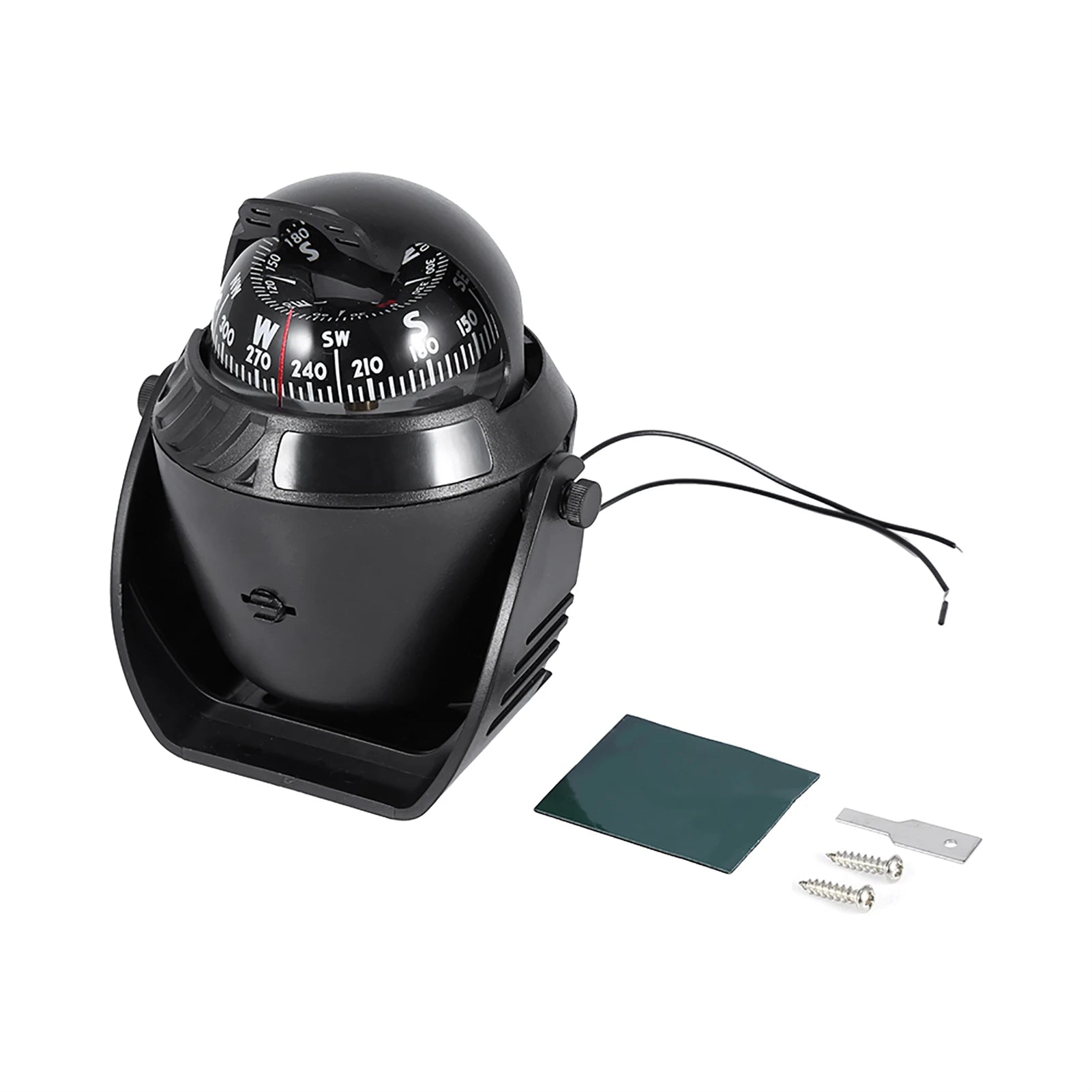 Navigation Pivoting High Precision LED Light Pivoting Compass Navigation Electronic Compass for Marine Boat Car