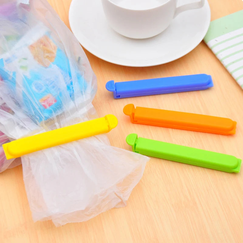 10/20Pcs Kitchen Storage Food Snack Seal Sealing Bag Clips Sealer Clamp Plastic Tool Kitchen Accessories Portable Bulk TMZ