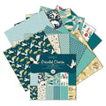12Sheets Crane Craft Paper Pads Cutting Dies Art Background Origami Scrapbooking Card Making