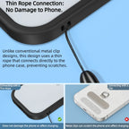 Multifunctional Mobile Phone Strap Bullet Shaped Phone Case Short Rope Adjustable Length Lanyard for Earphones and U-disk