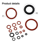 15pcs, O-Ring Seal Kit Silicone Gasket For Saeco Gaggia Spidem Coffee Machine Brewing Group Spout Connector Kitchen Accessories