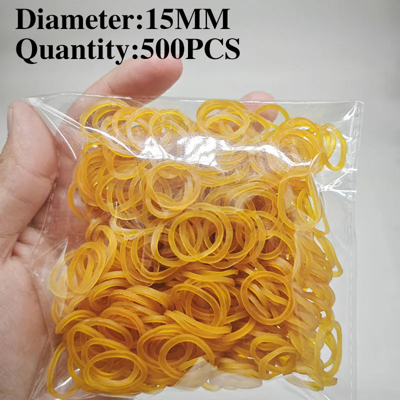 High Elasticity Rubber Bands 15-60mm Multi Size 100-500pcs Office School Home DIY Supplies