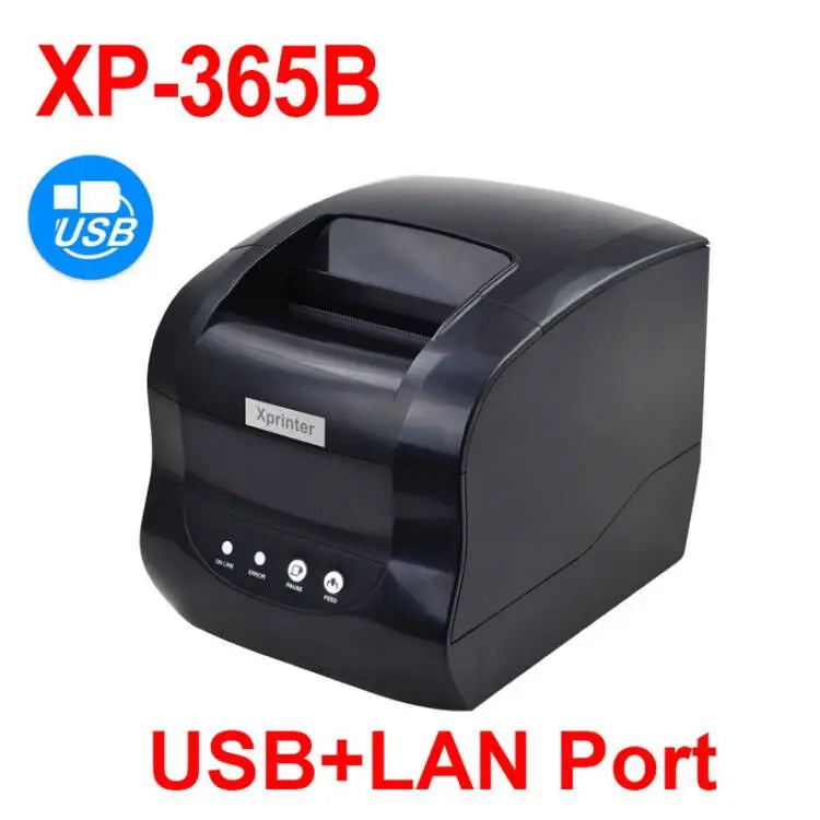 Xprinter XP-365B printer thermal barcode price printer 20-80 MM