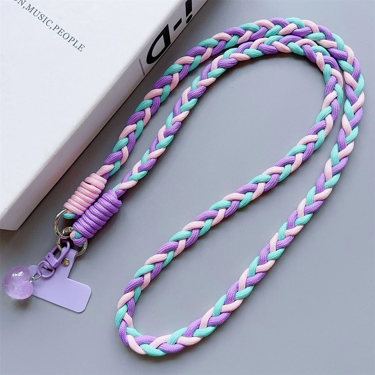 Creative Cartoon Mobile Phone Universal Lanyard Crossbody Long Rope Lanyard Rope Cartoon Decorative Pendant Accessories
