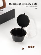 1/3/5/10pcs Reusable Coffee Capsules Filter Cup Dispenser for Nescafe Dolce Gusto Refillable Coffee Capsules Pod Compatible Kit