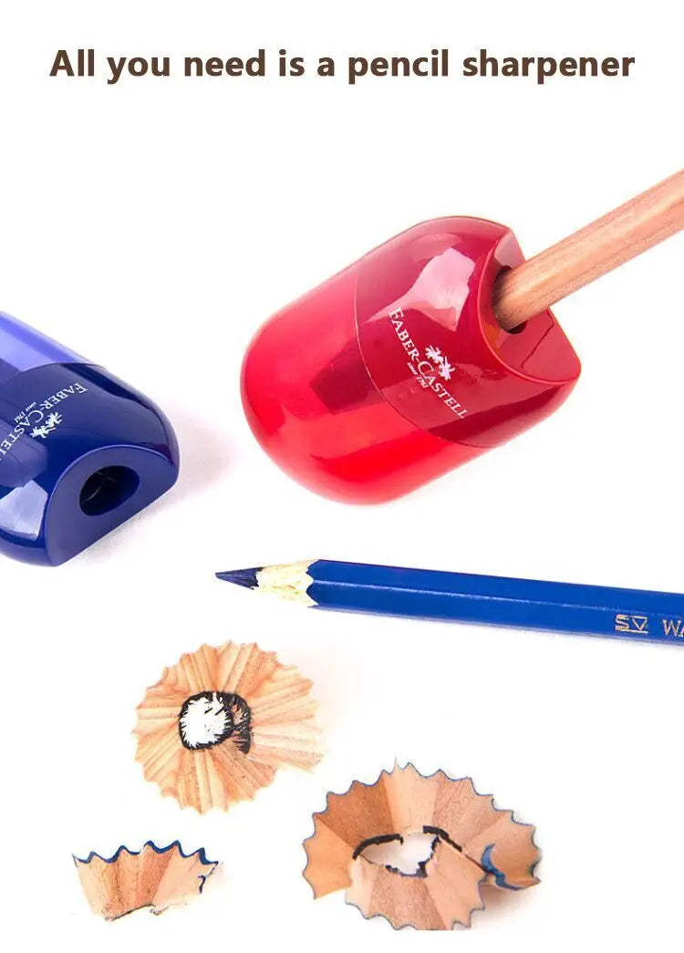 Faber Castell Pencil Sharpener Kawaii Single/Double Hole Pencil Cutter Sacapuntas Stationery Kids School Supplies Back to School