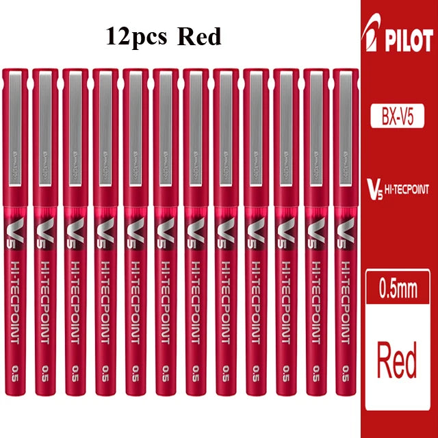 Japan PILOT Gel Pens BX-V5 Art Supplies Color Pen Office Accessories School Student Stationery Can Be Matched with Ink Bladder