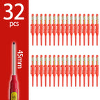 4-60Pcs 45mm Long Nib Head Carpenter Pen Deep Hole Marker Pens Black/Blue/Red/White for Measuring Woodworking Hand Tools
