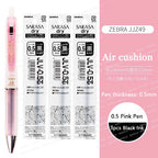 ZEBRA SARASA Dry airfitgrip Gel Pen 0.5/0.4mm Black Core Quick-Drying Smooth Writing Stylos boligrafo gel Stationery for school
