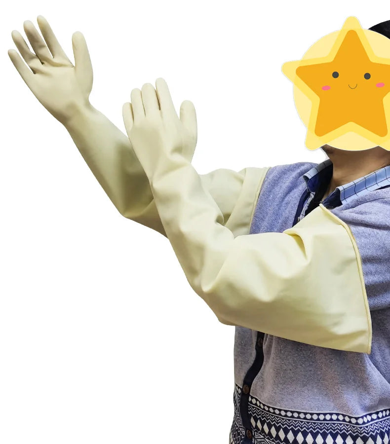 Durable Long Kitchen Clean Tools Waterproof For Washing Acid and Alkali Resistant Industrial Non-Toxic Latex Gloves
