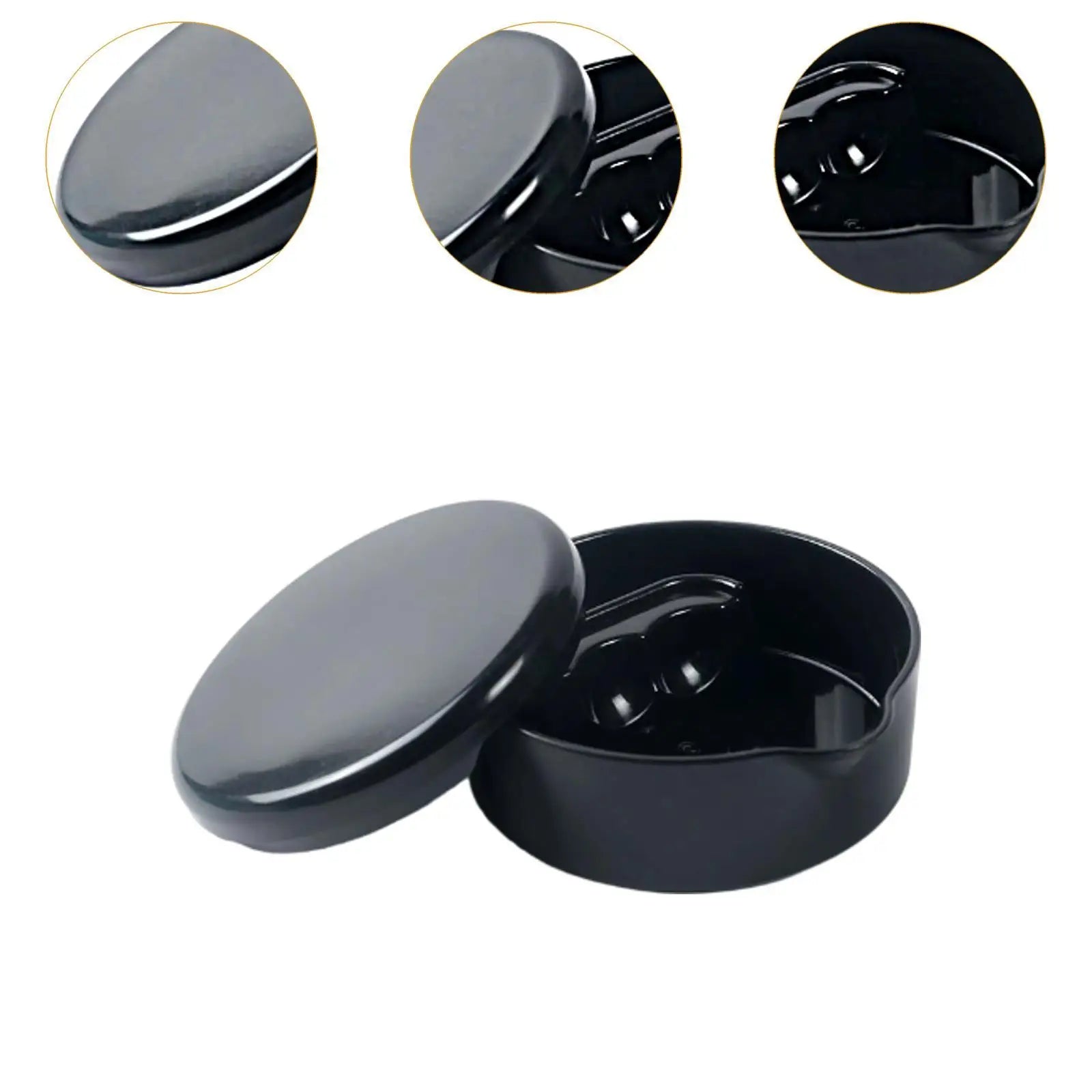 Calligraphy Inkstone Calligraphy Ink Box Multifunctional Students Supplies Writing Inkstone Ink Well Dish Inkstone with Cover