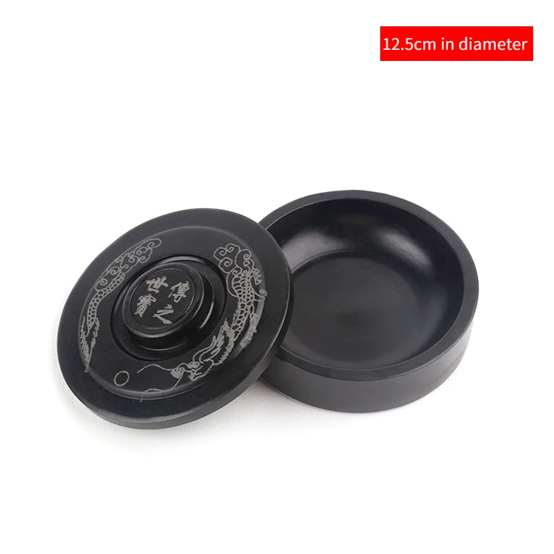 6 Inch 8 inch anhui Handmade Inkstone Water Ripple Ink Stone Natural Inkstone Traditional Painting Calligraphy Special Ink Stone