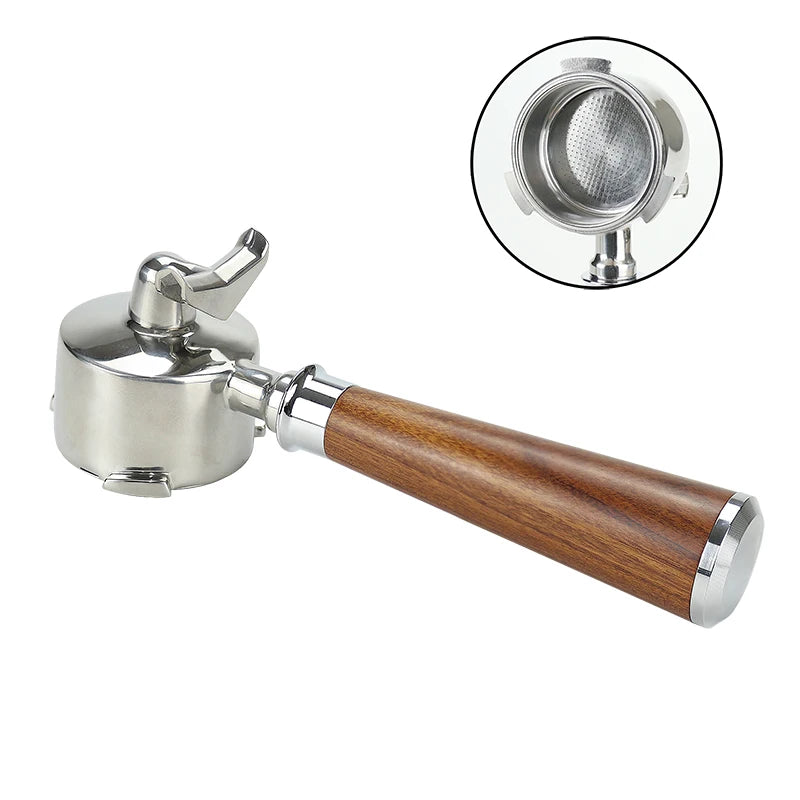 51mm Coffee Portafilter Double Spout Delonghi EC680 EC685 Espresso Machine Accessories Replacement Filter Basket Barista Tools