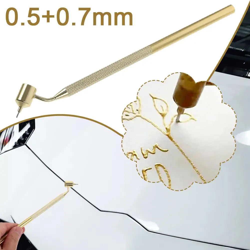 0.5mm Auto Paint Scratch Repair Pen Slash Line Detail Fine Line Liquid Writer Precision Adjudicator Car Scratch Repair Paint Pen
