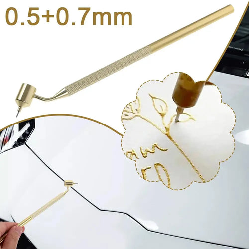 0.5mm Auto Paint Scratch Repair Pen Slash Line Detail Fine Line Liquid Writer Precision Adjudicator Car Scratch Repair Paint Pen