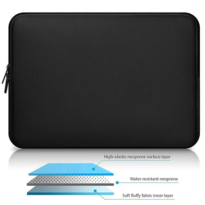 Portable Laptop Bag Soft Cover 11 12 13 14 15 15.6 inch for Macbook Huawei Xiaomi Hp Dell Lenovo Notebook Accessories