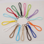 1PC Creative Braided Lanyard Keychain for Phone Case Anti Lost Knot Rope Strap Car Key Chains DIY Accessories Fashion Keyring