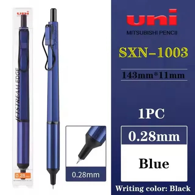 Uni SXN-1003 JETSTREAM EDGE Ballpoint Pens Ultra-fine Luxury Men's Pen, Small-word Annotations Fine Writing Japanese Stationery