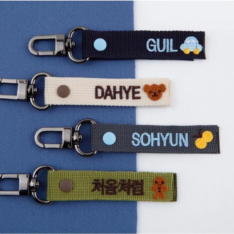 Custom Luggage Tags Embroidery Lanyard Personalized Namefor Suitcase Travel Bag BaggageTag Label Logo Remove Before Flight RBF