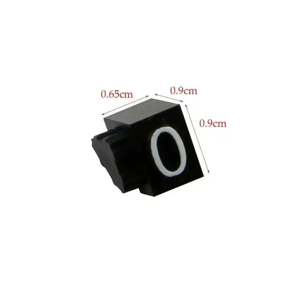 10pcs 9x6mm Adjustable Dollars Number Stand Watch Labels Cube Price Tags