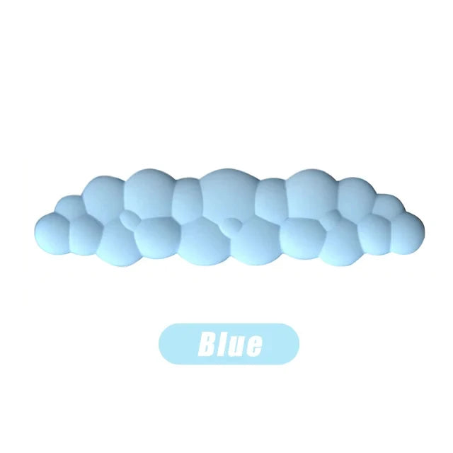 Keyboard Cloud Wrist Rest with Soft Leather Memory Foam Wrist Support/Cushion for Easy Typing and Pain Relief  Rest for office