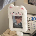 Multifunctional Photocard Case Bear/Rabbit/Chick Bus Door Cards Sleeve Cute Cartoon Photo Card Holder School Office