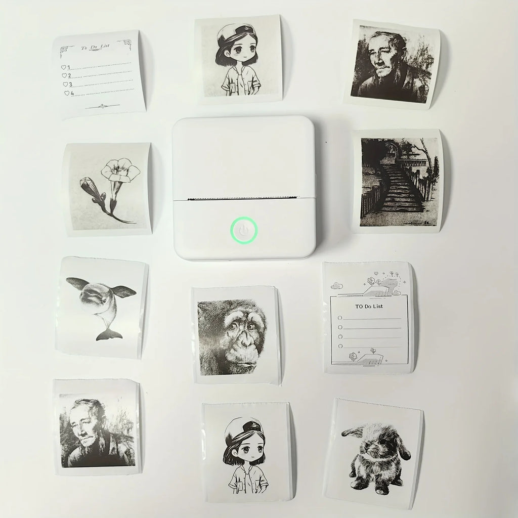 X6 Multifunctional Mini Portable Printer with Thermal Wireless Connection for Printing Work Sheets, Labels, Photos and Texts