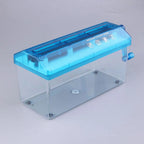 Hand Shredder A4 Size Practical Desktop Stationery Mini Hand Crank Shredder