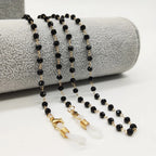 Fashion Reading Glasses Chain Pearl Flower Glasses Hanging Rope Anti-Lost Eyewear Mask Lanyard Women Sunglasses Glasses Chain