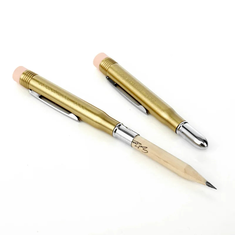 Fromthenon Traveler's Brass Pencil Metal Stationery Beautiful Retro Travel Golden Stationery Series