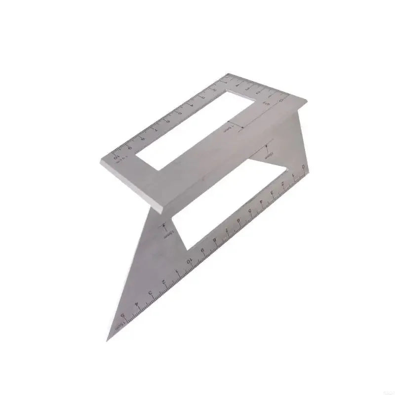 Multi-Functional Woodworking Ruler Measuring Tool for Carpentry 45 90 Degree Angle Combination Ruler T-Shaped
